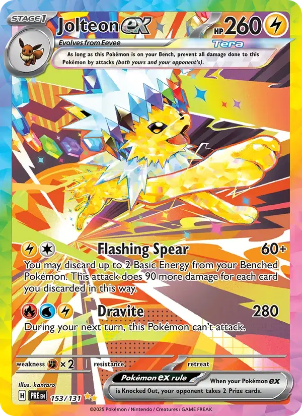 Jolteon ex - 153/180 - Prismatic Evolutions