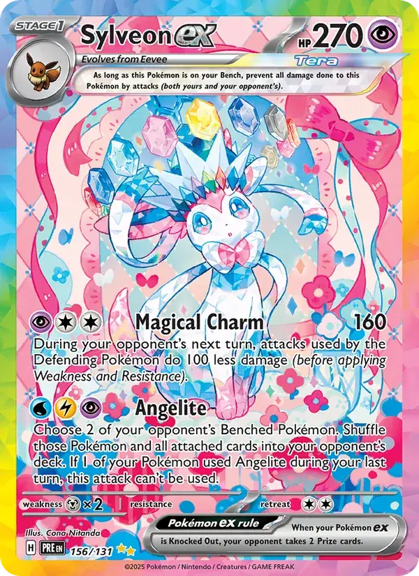 Sylveon ex - 156/180 - Prismatic Evolutions