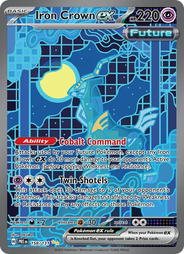 Iron Crown ex - 158/180 - Prismatic Evolutions