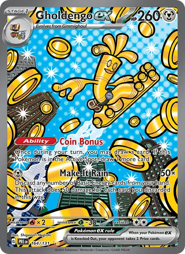 Gholdengo ex - 164/180 - Prismatic Evolutions