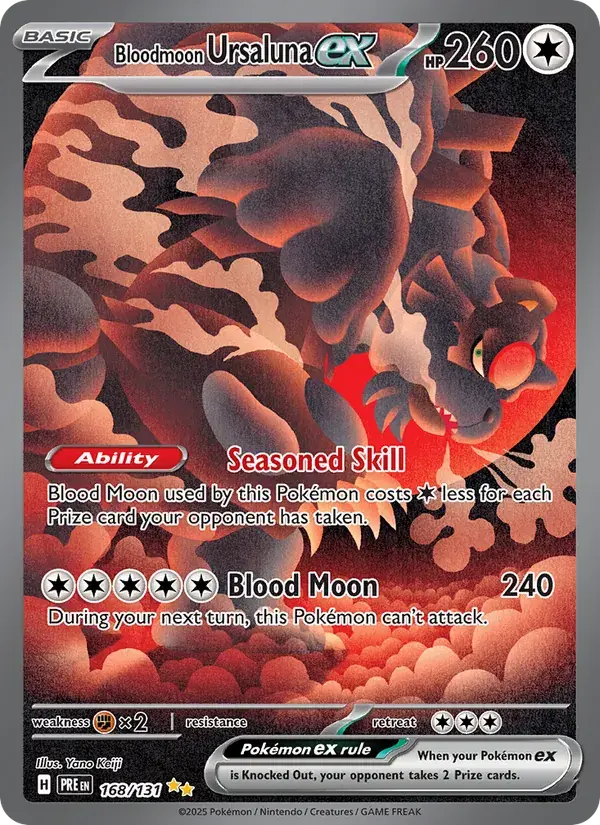 Bloodmoon Ursaluna ex - 168/180 - Prismatic Evolutions