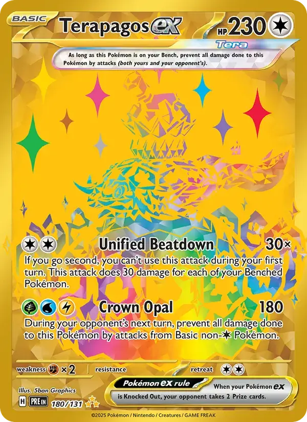 Terapagos ex - 180/180 - Prismatic Evolutions