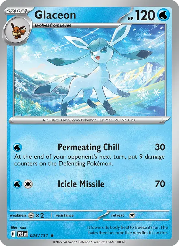 Glaceon - 025/180 - Prismatic Evolutions