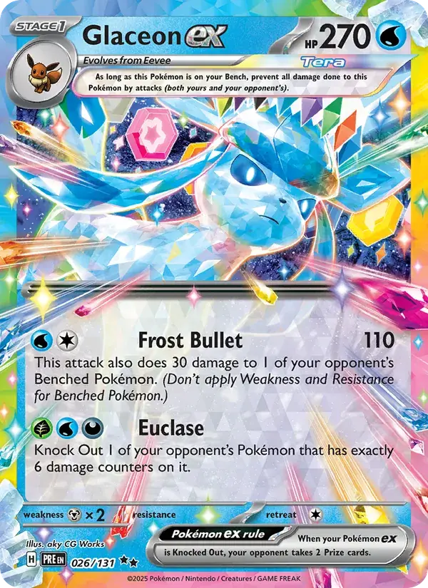 Glaceon ex - 026/180 - Prismatic Evolutions