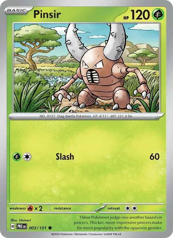 Pinsir - 003/180 - Prismatic Evolutions