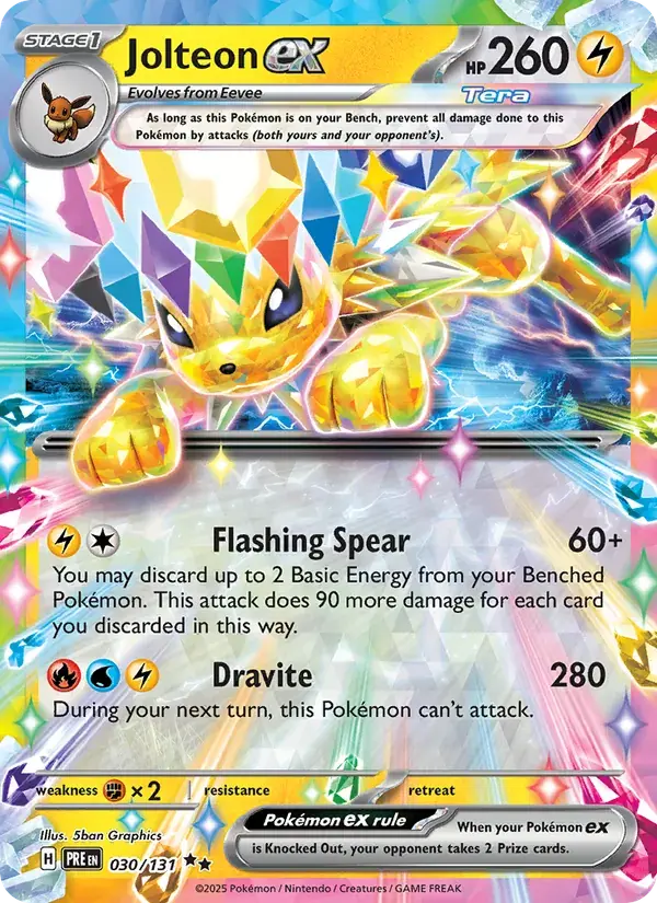 Jolteon ex - 030/180 - Prismatic Evolutions