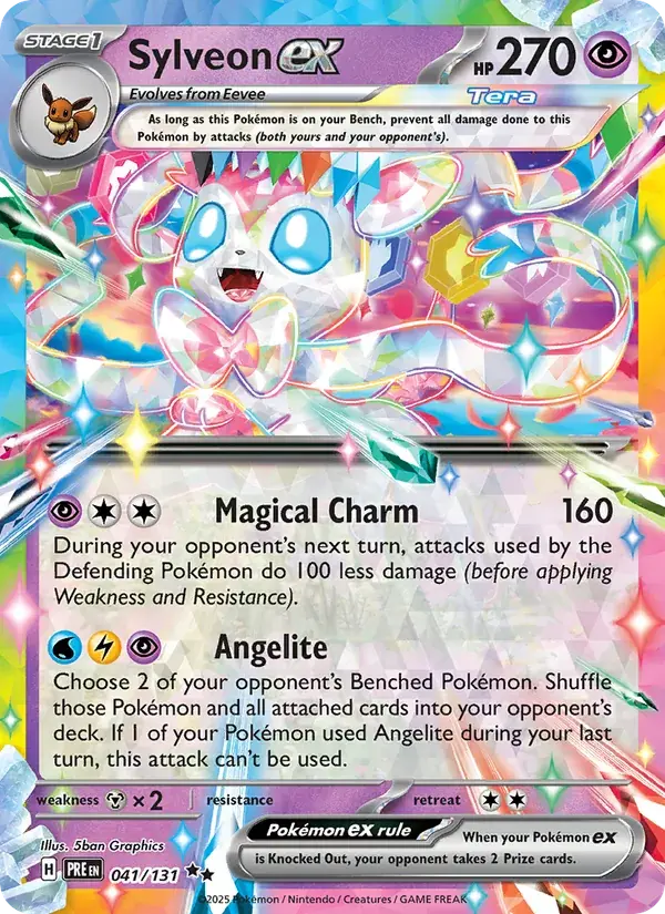 Sylveon ex - 041/180 - Prismatic Evolutions