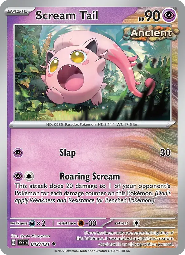 Scream Tail - 042/180 - Prismatic Evolutions