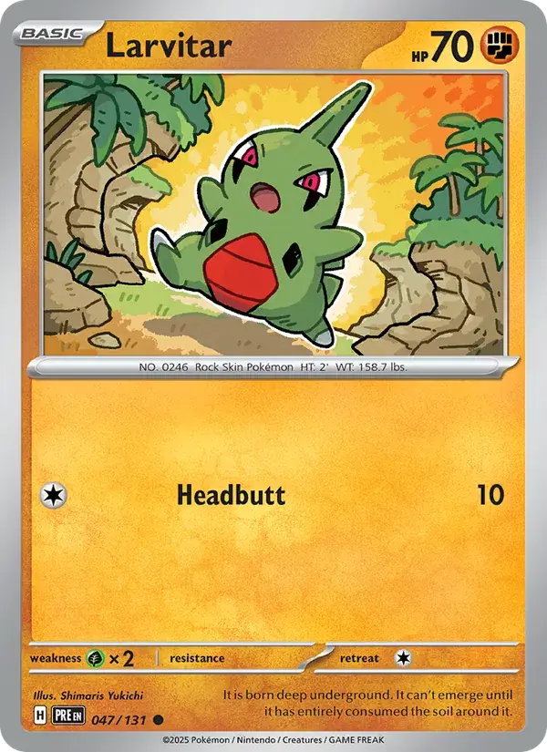 Larvitar - 047/180 - Prismatic Evolutions