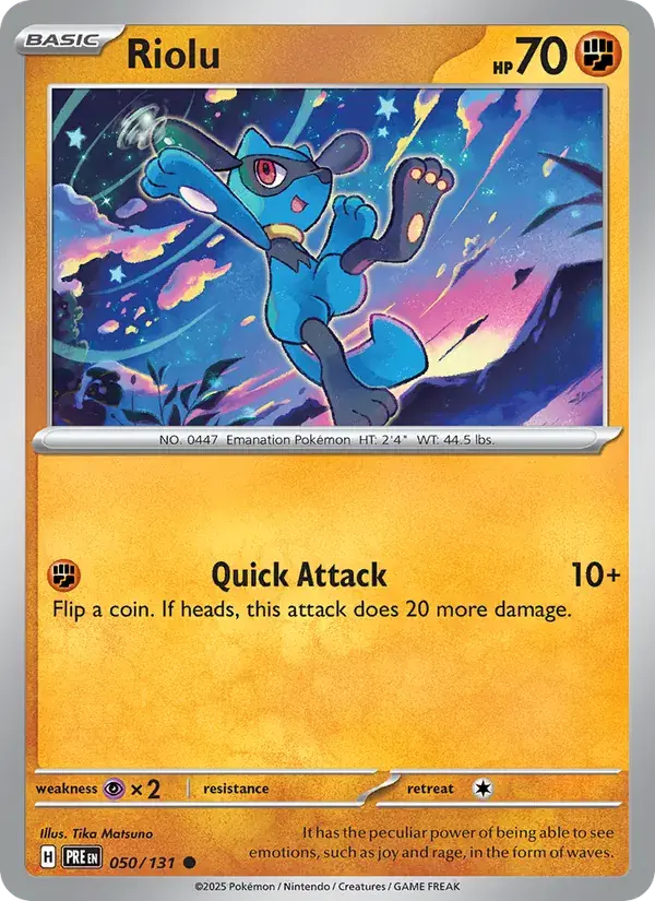 Riolu - 050/180 - Prismatic Evolutions