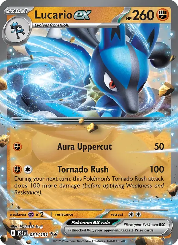 Lucario ex - 051/180 - Prismatic Evolutions