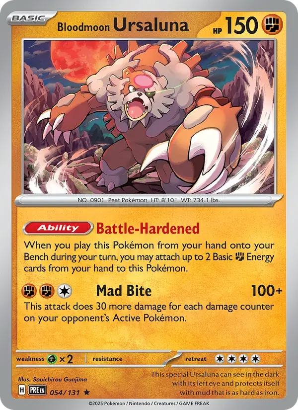 Bloodmoon Ursaluna - 054/180 - Prismatic Evolutions