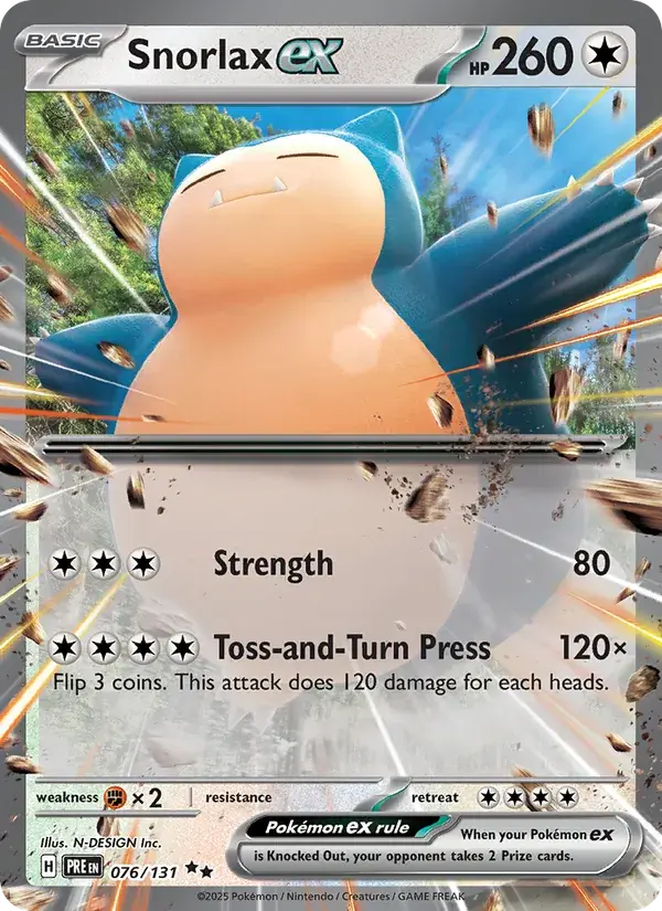 Snorlax ex - 076/180 - Prismatic Evolutions