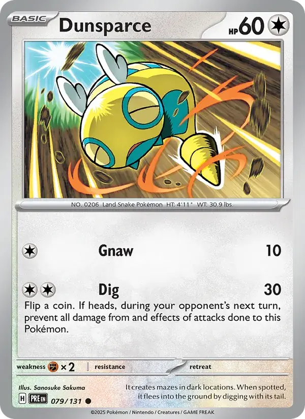 Dunsparce - 079/180 - Prismatic Evolutions