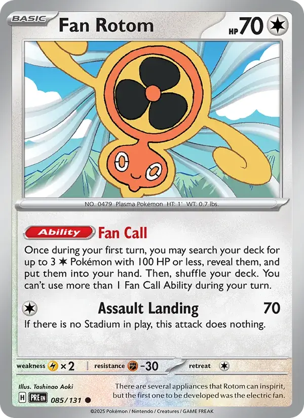 Fan Rotom - 085/180 - Prismatic Evolutions