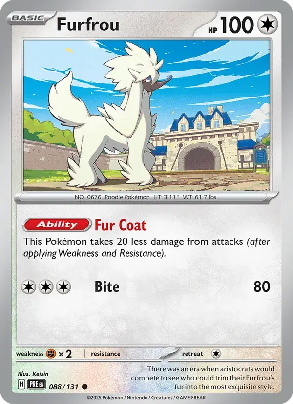 Furfrou - 088/180 - Prismatic Evolutions