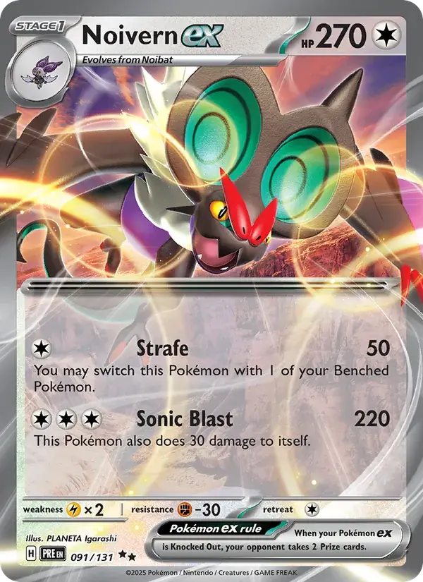Noivern ex - 091/180 - Prismatic Evolutions