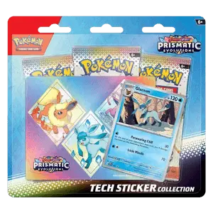 Prismatic Evolutions: Glaceon Tech Sticker Collection