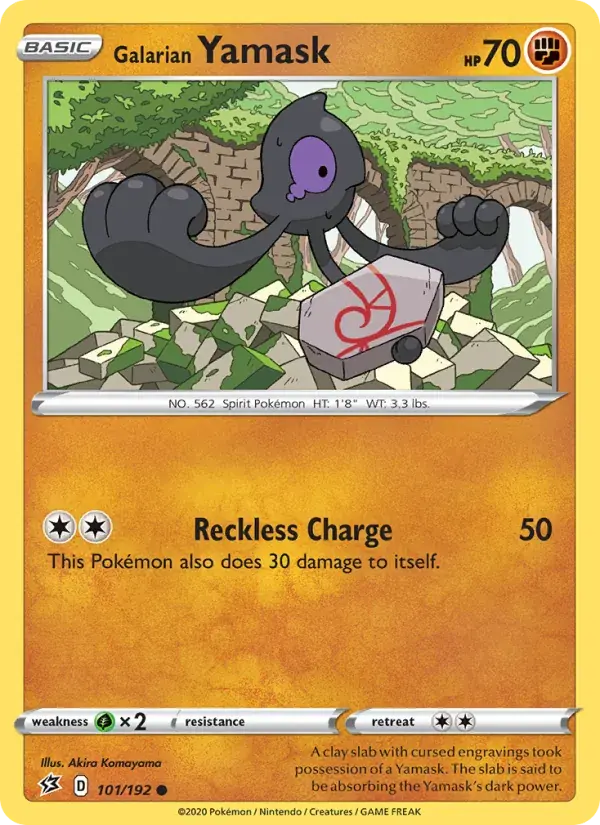 Galarian Yamask - 101/209 - Rebel Clash