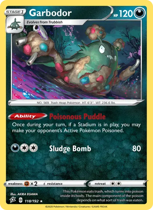Garbodor - 118/209 - Rebel Clash