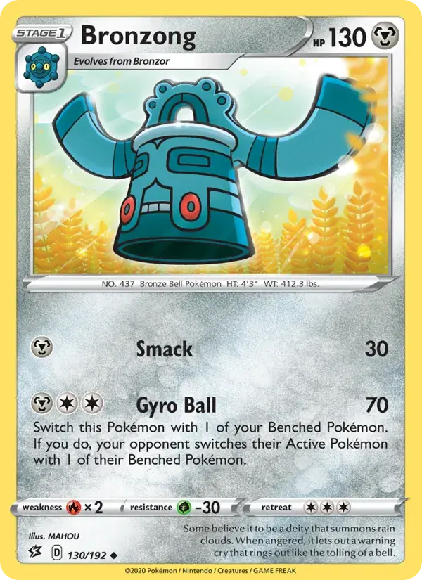 Bronzong - 130/209 - Rebel Clash