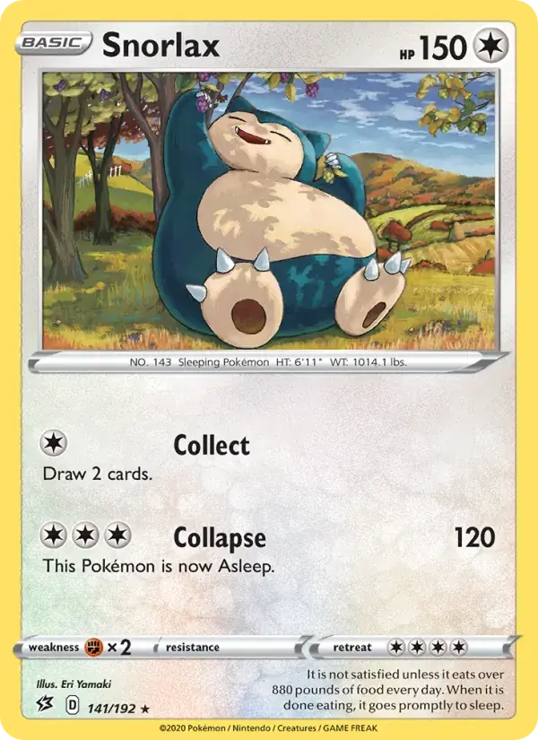 Snorlax - 141/209 - Rebel Clash