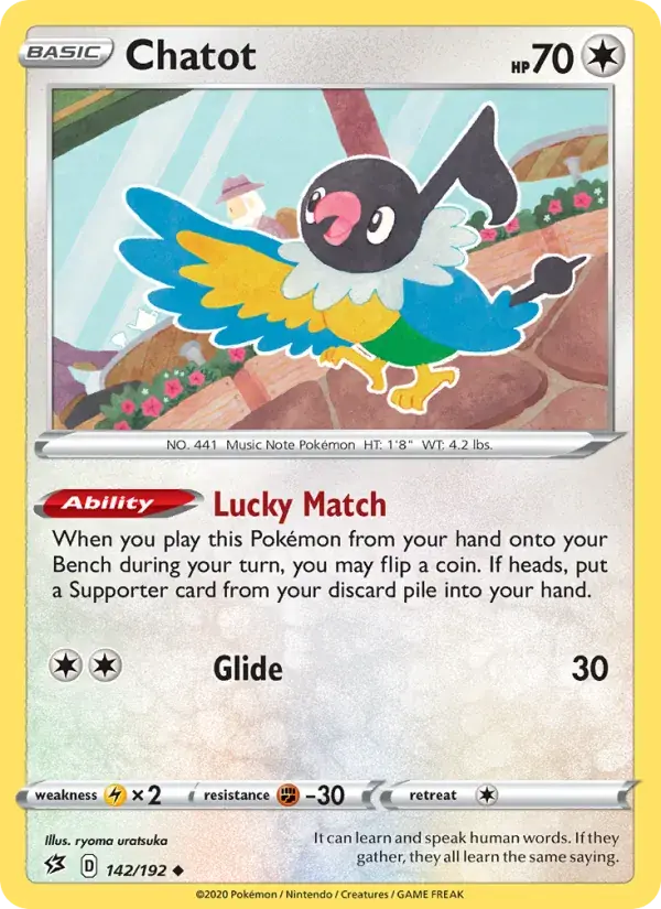 Chatot - 142/209 - Rebel Clash