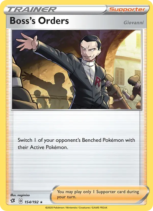 Boss's Orders (Giovanni) - 154/209 - Rebel Clash
