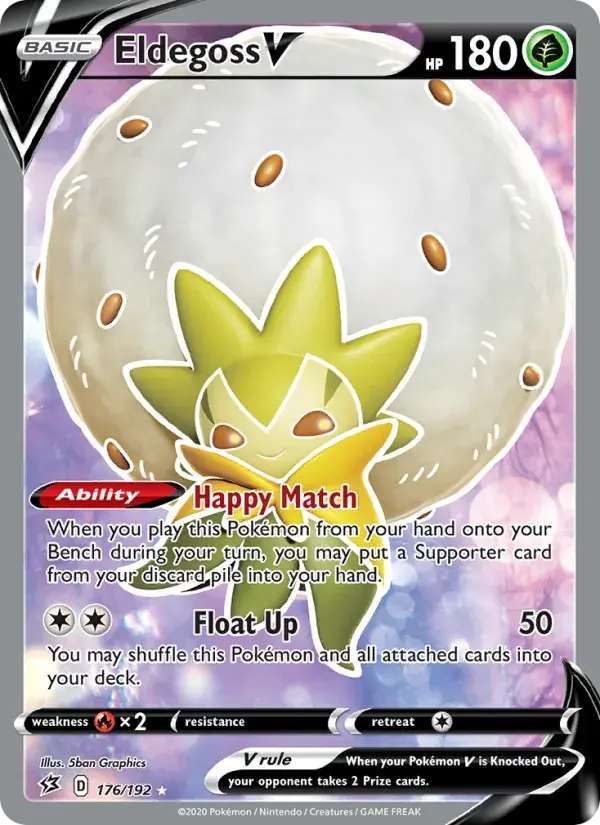 Eldegoss V - 176/209 - Rebel Clash