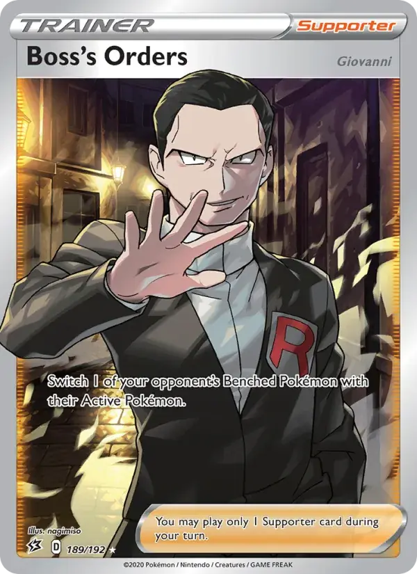 Boss's Orders (Giovanni) - 189/209 - Rebel Clash