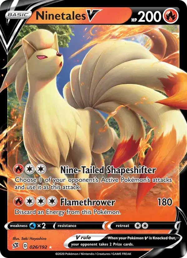 Ninetales V - 26/209 - Rebel Clash