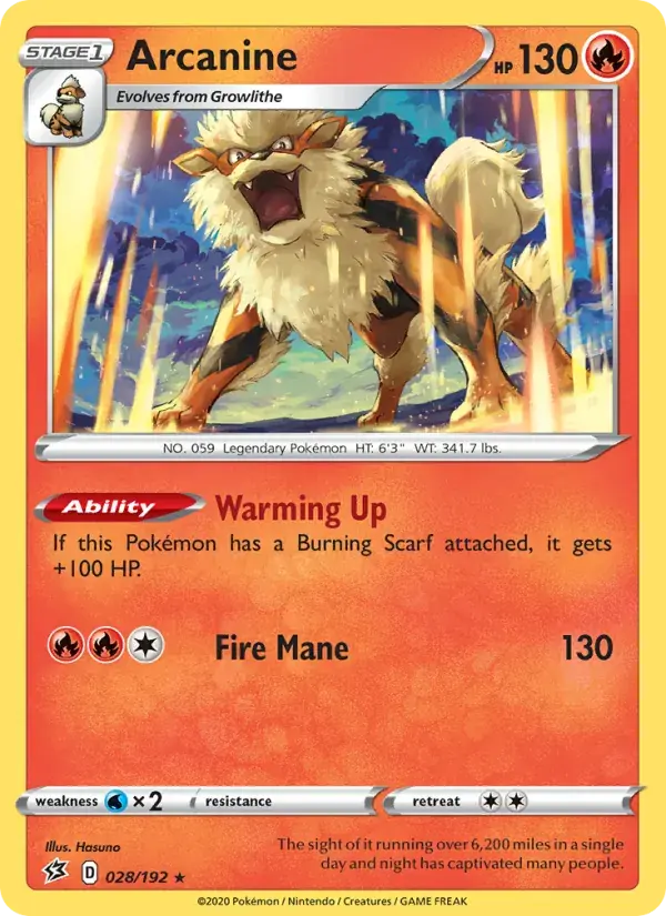 Arcanine - 28/209 - Rebel Clash
