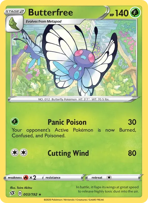 Butterfree - 3/209 - Rebel Clash