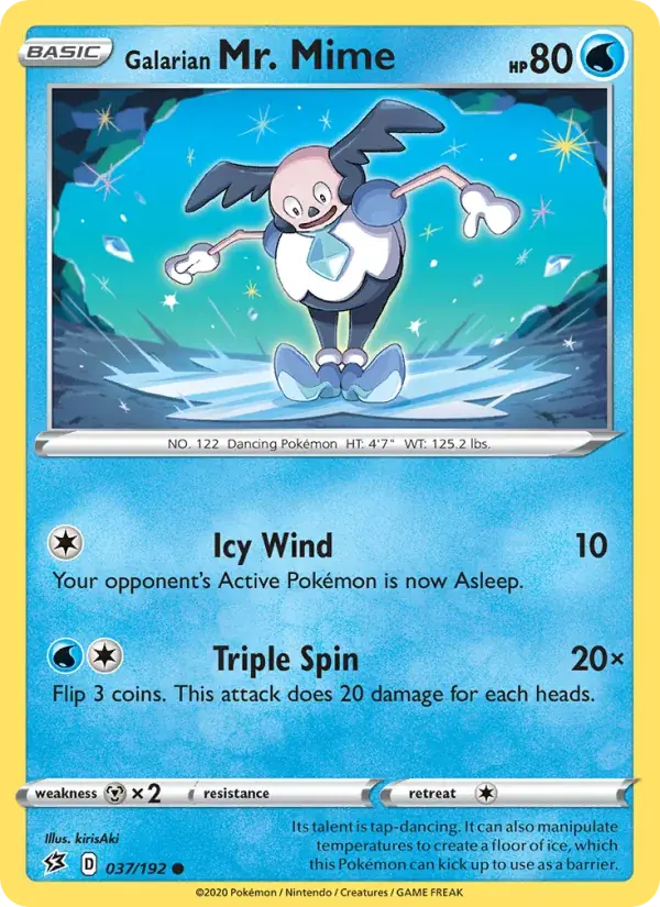 Galarian Mr. Mime - 37/209 - Rebel Clash