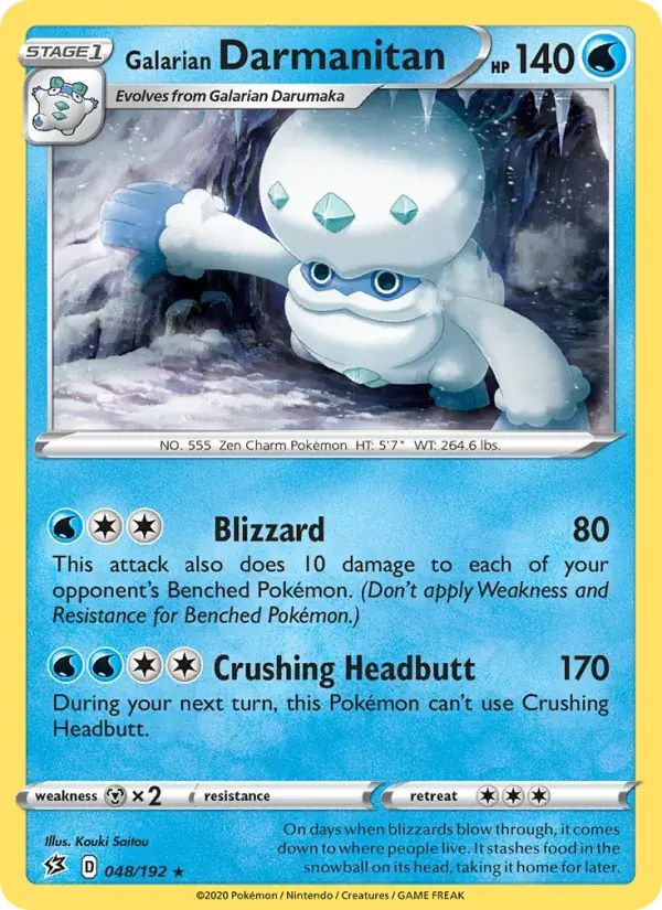 Galarian Darmanitan - 48/209 - Rebel Clash