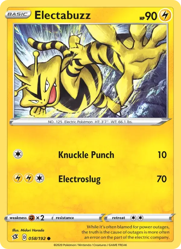 Electabuzz - 58/209 - Rebel Clash