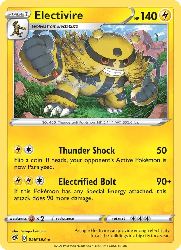 Electivire - 59/209 - Rebel Clash
