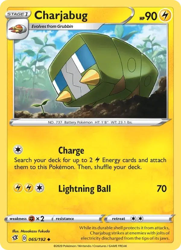 Charjabug - 65/209 - Rebel Clash