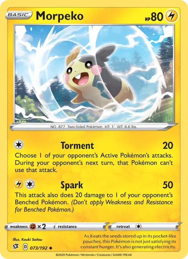 Morpeko - 73/209 - Rebel Clash
