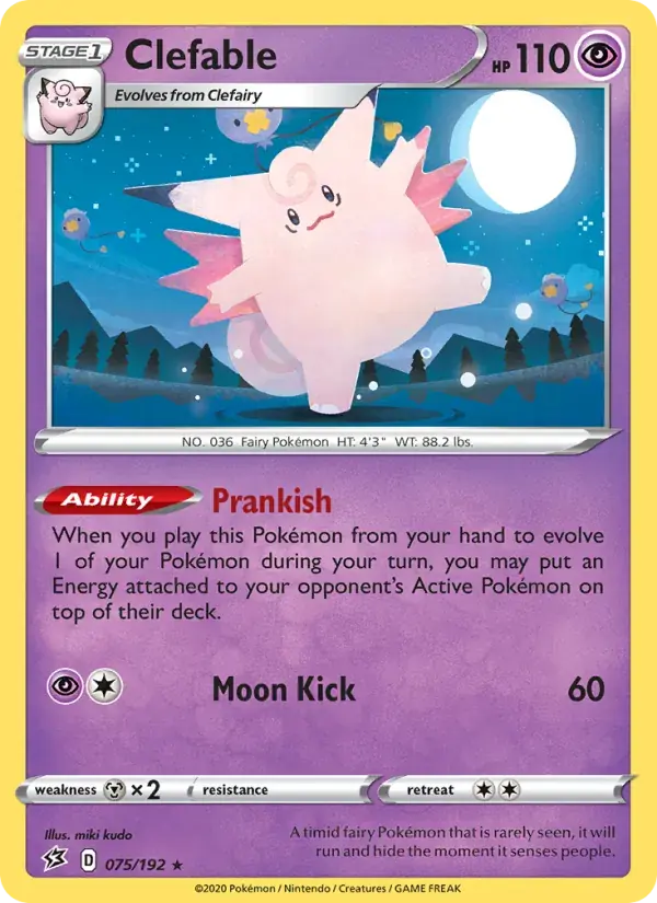 Clefable - 75/209 - Rebel Clash