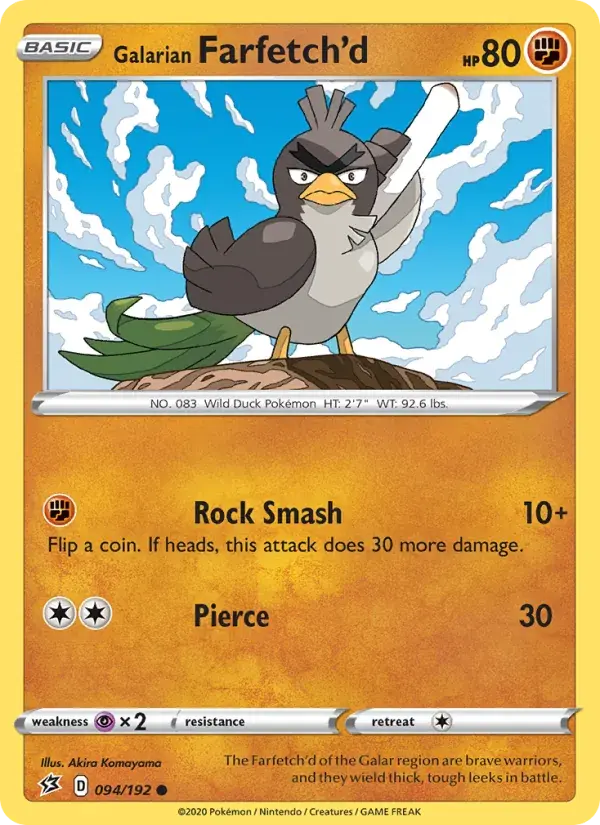 Galarian Farfetch'd - 94/209 - Rebel Clash