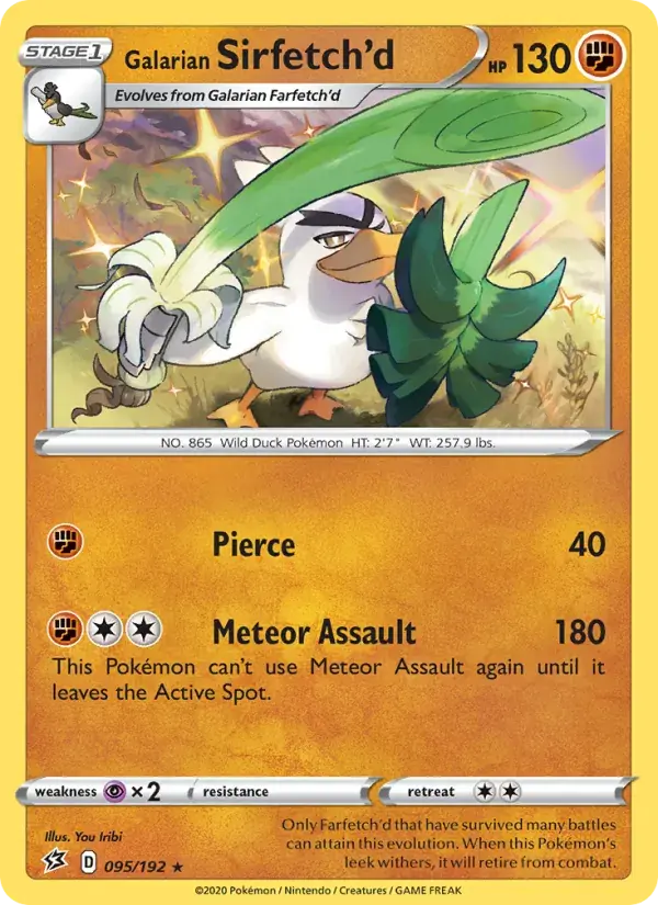 Galarian Sirfetch'd - 95/209 - Rebel Clash