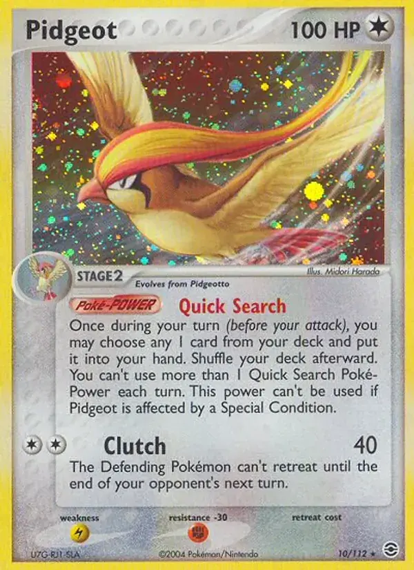 Pidgeot - 10/116 - FireRed & LeafGreen