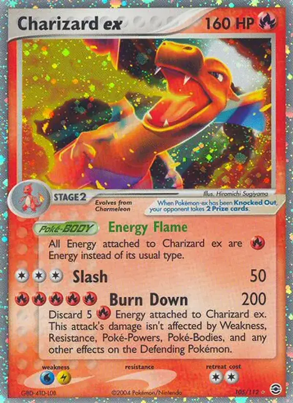 Charizard ex - 105/116 - FireRed & LeafGreen