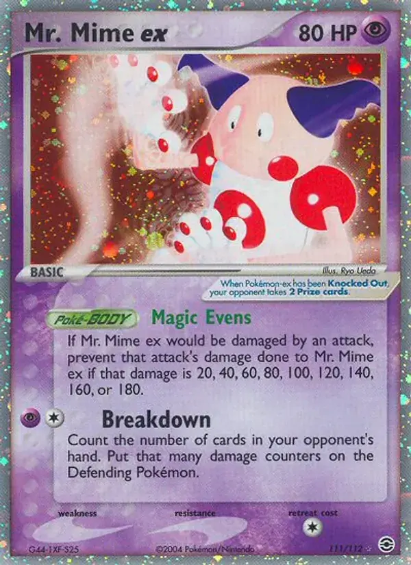 Mr. Mime ex - 111/116 - FireRed & LeafGreen