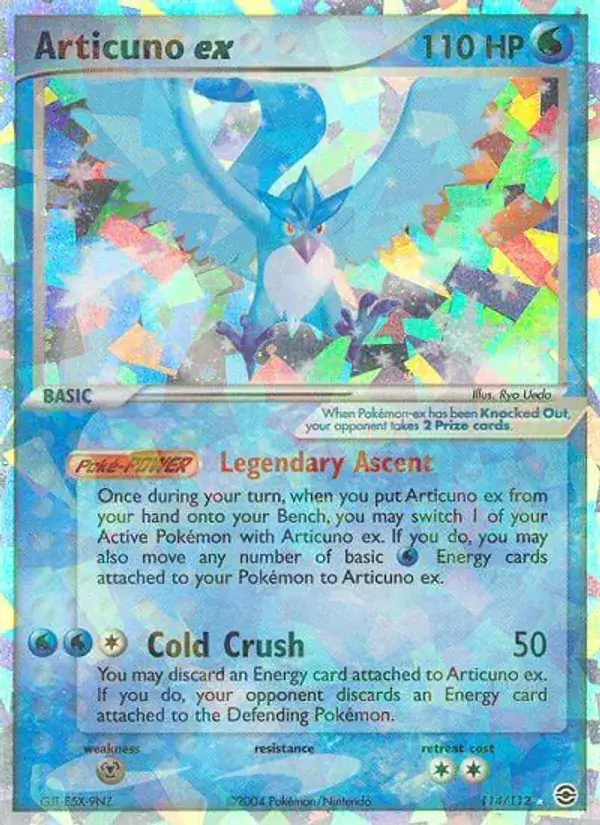 Articuno ex - 114/116 - FireRed & LeafGreen