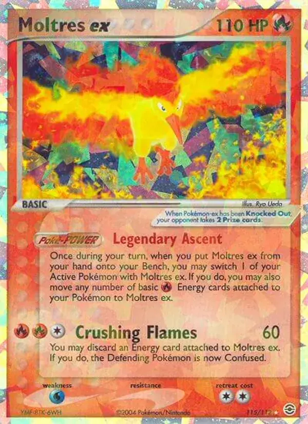 Moltres ex - 115/116 - FireRed & LeafGreen