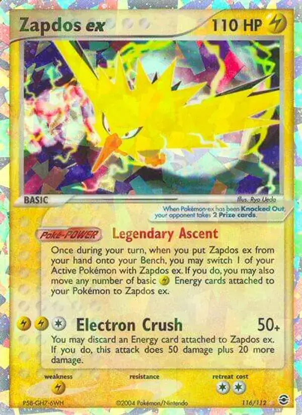 Zapdos ex - 116/116 - FireRed & LeafGreen