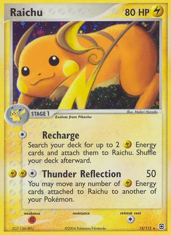 Raichu - 12/116 - FireRed & LeafGreen