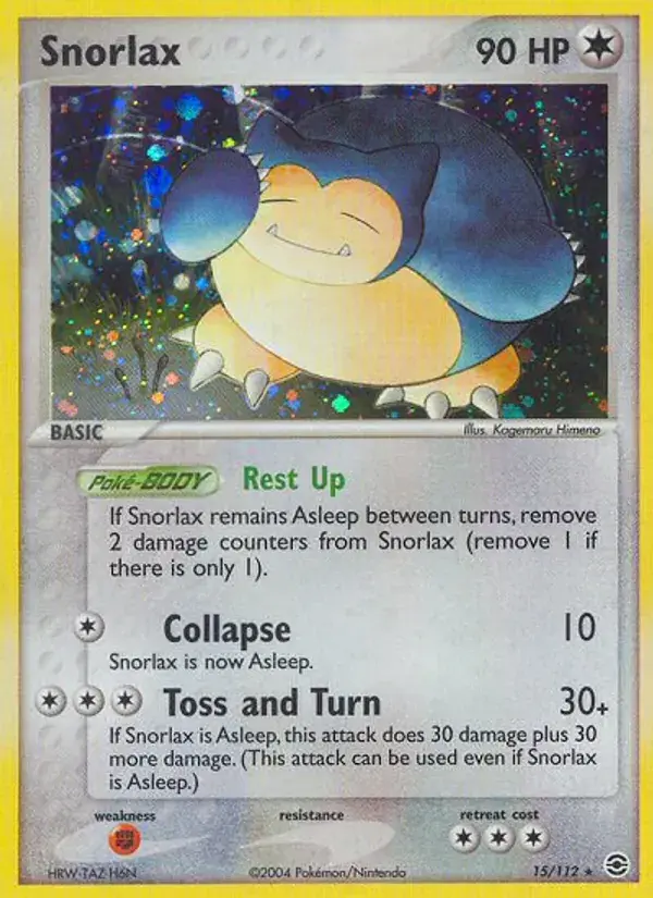 Snorlax - 15/116 - FireRed & LeafGreen